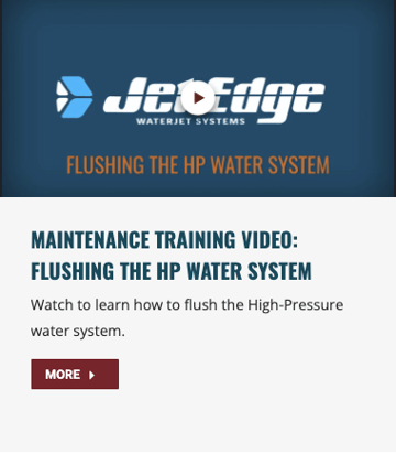 Maintenance Training Video - Flushing the HP Water System